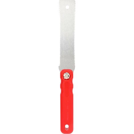 Scie à coupe affleurante japonaise petite double denture manche plastique pour travail du bois panneau mural