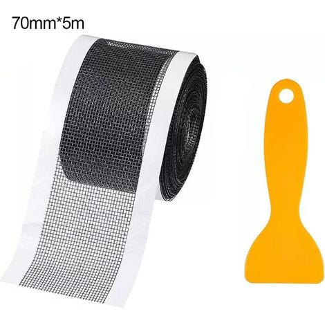 Filtre Pour Drain Au Sol - Bande Adhésive Rectangulaire Anti-Cheveux Et Anti-Insectes - PVC/PET Souple - Découpe Libre - Pour Salle De Bain Cuisine Balcon Restaurant - 1 Pièce (1/5)