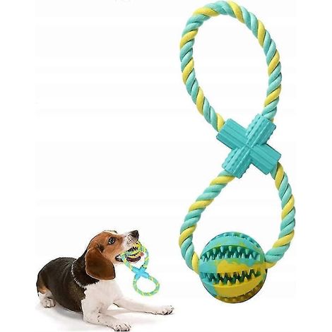 Balle jouet pour chien, balle en caoutchouc élastique naturel résistant aux morsures - FFY (1/4)