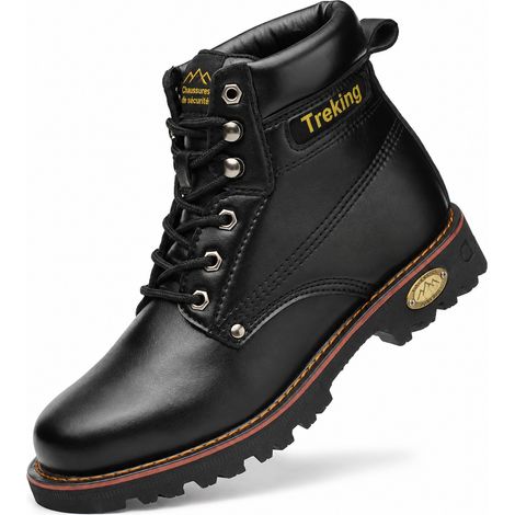 Chaussures de sécurité montantes homme B215 noir taille 39 avec embout en acier et semelle anti-perforation b215 39 33 × 22 × 12 cm 1,3 kg – Livraison gratuite