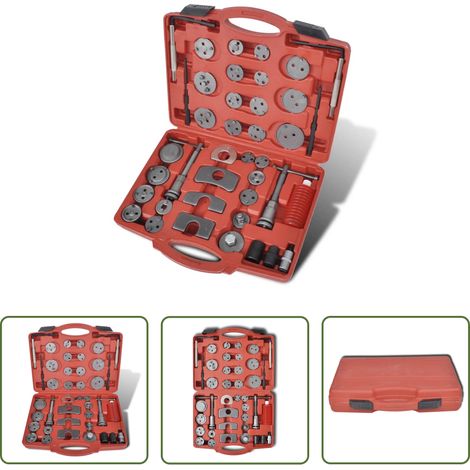 vidaXL Plaquettes frein - Kit d'outils de filetage de piston d'étrier 40 pcs (1/5)