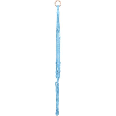 Panier Suspendu Tissé - Support De Plantes En Rotin - Décoration Intérieure Et Extérieure - 1 Pièce (1/5)