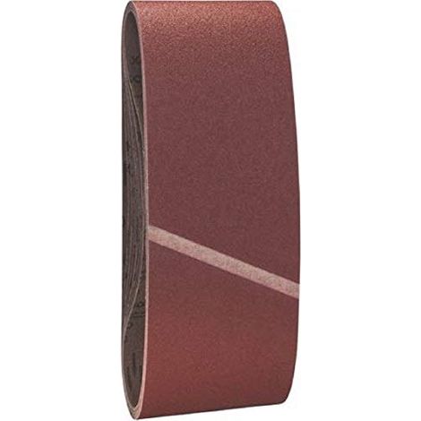 Bosch Professional 10 pz. Set di Nastri Abrasivi X440 Best for Wood and Paint,per Legno e Vernice, 100 x 610 mm, Grana 100, Accessori per Levigatrici a Nastro (1/3)