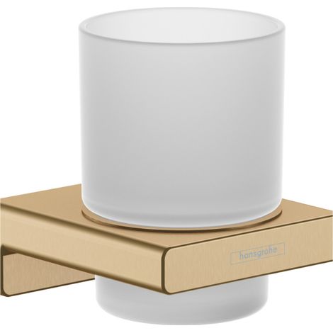 AddStoris portavasos y cepillos de dientes con vaso, bronce cepillado (41749140)
