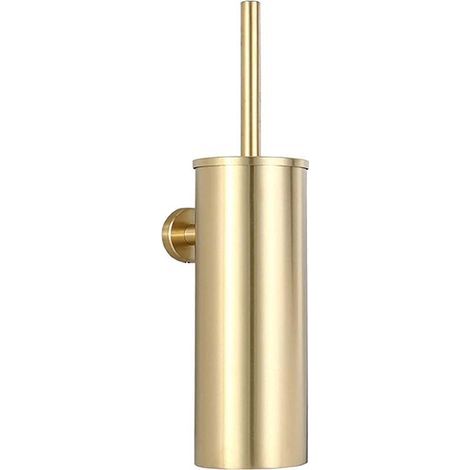 Porte-brosse WC mural en acier inoxydable 304 – Imperméable et facile à nettoyer – Support antibactérien – Installation facile avec 2 trous (1/5)