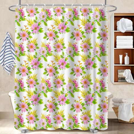 Rideau de douche 180x180 décoratif cache baignoire pour dans une salle de bain design (1/5)