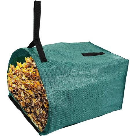 Filiyano-Sacs à déchets de jardin résistants, grands sacs de rangement de 200 L avec poignées, sacs poubelle réutilisables en polypropylène pour (1/5)