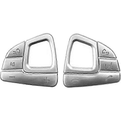 pièces de garnitures argentées pour boutons de volant de voiture Mercedes Classe E W213 2016-2019 Intérieur de voiture (1/5)