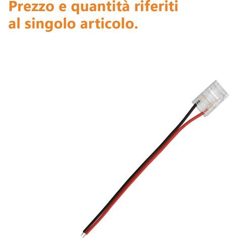 Connecteur Avec Câble Rubans Led Cob 12-24V Largeur Pcb 10Mm Longueur 100Mm Raccordement Rapide Efficace Code Ap-10 Luminaire Intérieur (1/2)