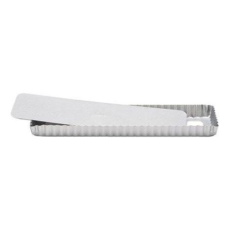 Patisse rechteckige Tarteform Silber 35 x 11 cm
