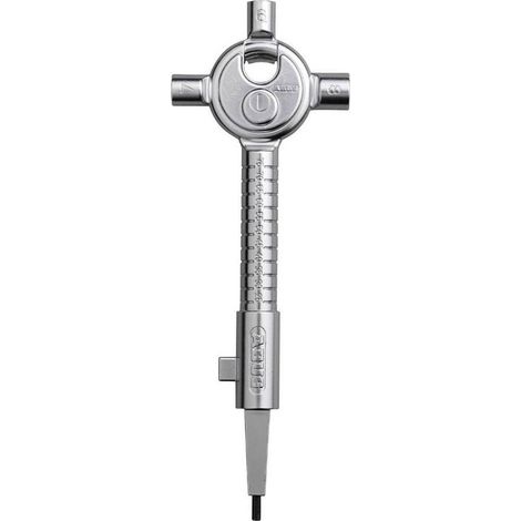 Abus 308581 Llave de obra universal acabado plateado