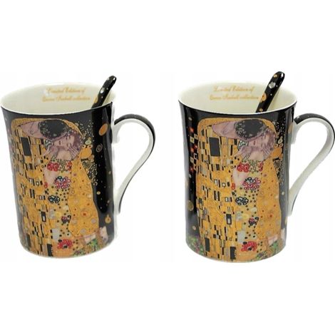 Elegantes Set aus 2 Porzellantassen für Kaffee und Tee, je 300 ml (1/5)