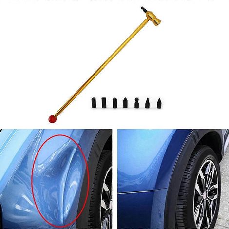 Marteau de débosselage sans peinture en aluminium pour carrosserie automobile, outils de réparation pour l'élimination des impacts de grêle (1/4)