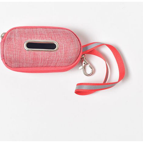 Fournitures de nettoyage pour animaux de compagnie Boîte de rangement pratique pour sac poubelle pour chien en lin,bleu (1/5)