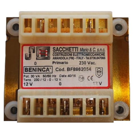 BENINCA’ 9686692 Trasformatore Per Bull 424 624 Esa Ricambio