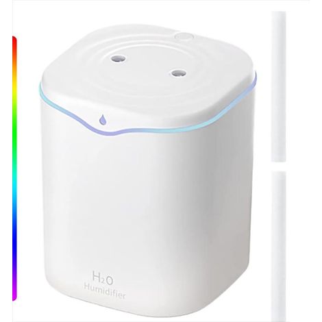 Humidificateur d'air pour bébé silencieux 2 L avec 2 modes de brumisation arrêt automatique, humidificateur d'air USB ultrasonique, réglables (1/5)