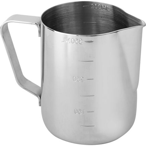 Pichet en acier inoxydable pour fondre la cire de bougie, pot de fabrication de bougies DIY, outil de 350 ml. (1/5)
