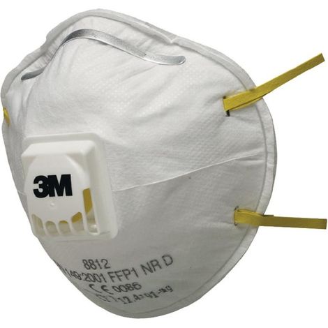 3M – Masque de protection FFP1 anti-poussière – Barrette nasale ajustable – Coquille résistante – Pack de 10 pièces (1/5)