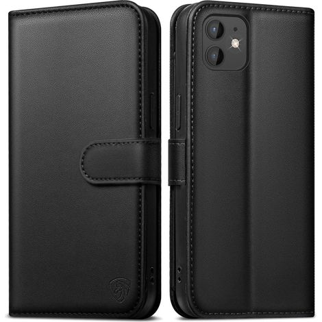 Handyhülle iPhone 11 KlapphülIe Schwarz RFID Schutz RFID Standfunktion (1/5)