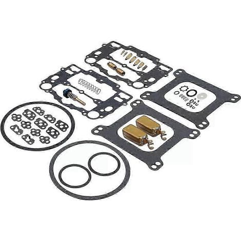 Kit de réparation de carburateur compatible avec les modèles Edelbrock 1400, 1404, 1405, 1406, 1407, 1409, 1411 et 1477 pour Carter AFB (automobile et marine). Qualité supérieure. (1/5)