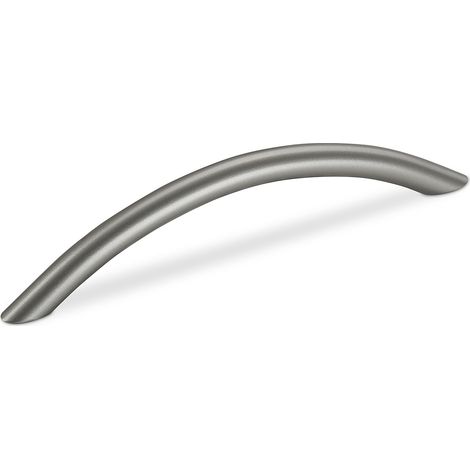 Möbelgriff BUE BA 128 mm silber lackiert Bogengriff Schubladengriff Küchengriff von SO-TECH (1/2)