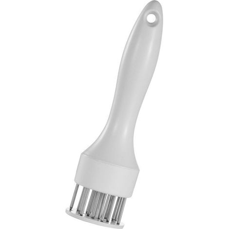 Attendrisseur de viande à 16 aiguilles en acier inoxydable, outil de cuisine pour steak, poulet, poisson, porc, blanc (1/5)