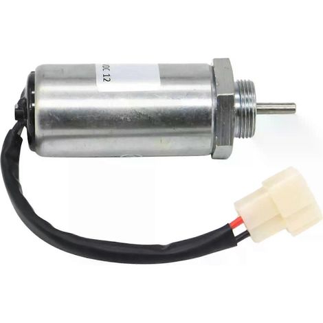 Électrovanne d'arrêt moteur pour pelle hydraulique ISUZU EX400 3LD1 3LD2 4LE1 12V 897329-5680 8973295680 (1/5)