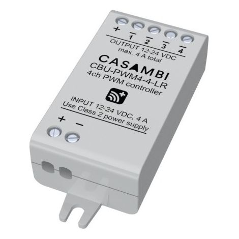 Casambi CBU-PWM4-4-LR – Variateur LED 4 Canaux 12-24V Bluetooth