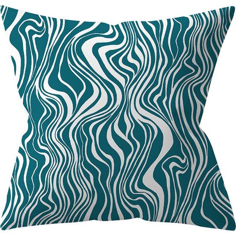 Filiyano-Ensemble de 4 housses de coussin d'extérieur, coussins de canapé en lin imperméable 45x45cm, plantes vertes, coussins de jardin (45 x 45 cm (1/5)