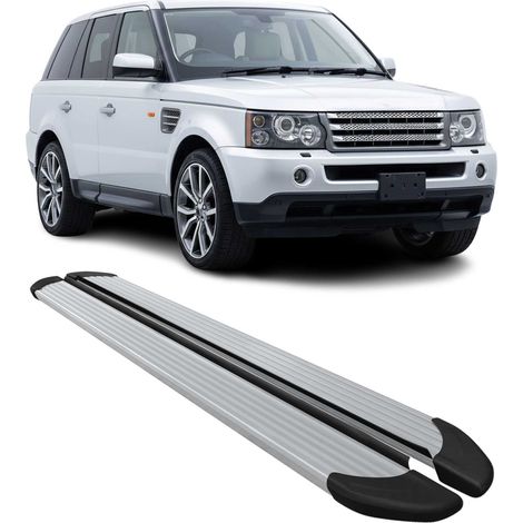 OMAC Trittbretter für Range Rover Sport 2005-2013 Aluminium Grau
