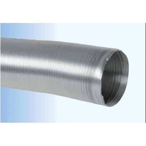 Tubo flexible de aluminio edil plast de 3 metros de longitud y 100mm de diÁmetro tfleaxn100