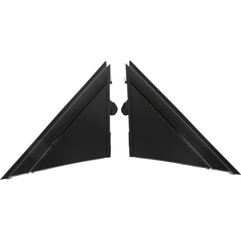 Cache drapeau rétroviseur 1SH17KX7AA 1SH16KX7AA plat triangle miroir latéral gauche droite noir brillant remplacement FIAT 500 2012-2017 ABS 2 pièces (1/5)