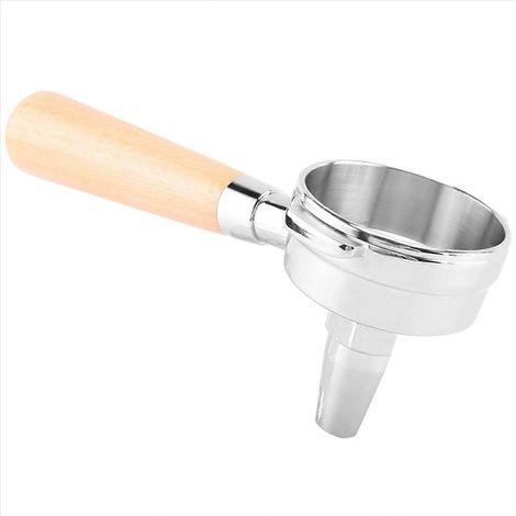Portafiltre à café 58mm avec manche en bois, compatible machine à espresso et filtre à thé (1/5)