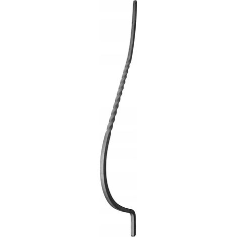 Verschraubter Baluster mit geschmiedeten Elementen 20.011 12X12 H900XL180