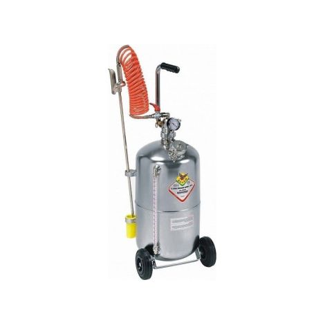 Chariot En Acier Inoxydable Raasm Nettoyeur D'eau à Base De Litres Lt.24 Avec Indicateur De Niveau 23025