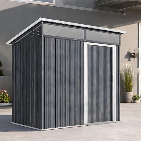 Abri de jardin en acero Galvanizado 195 x 122 x 182 cm (1/5)