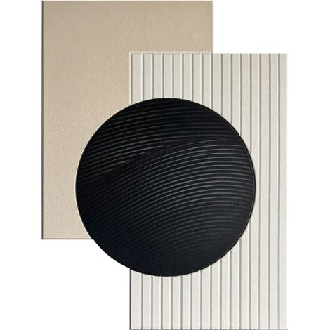 Mömax Akustikpaneel Milla Schwarz/Beige (1/5)