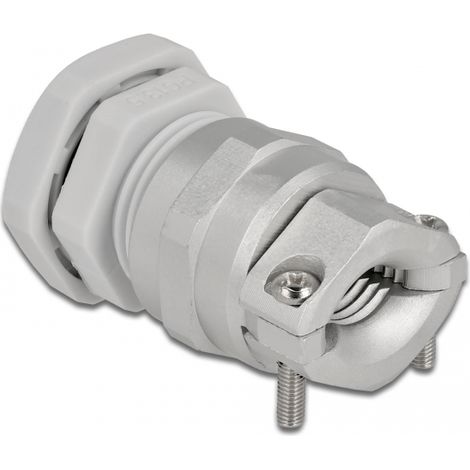 DELOCK PRENSAESTOPAS PG13.5 CON PROTECCIÓN CONTRA DOBLEZ Y CARGA DE TRACCIÓN D - GRIS 60356