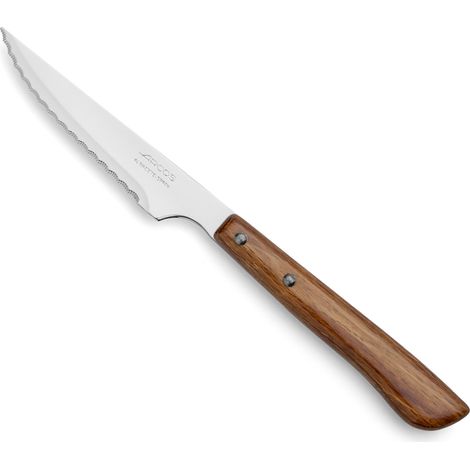 Coltello bistecca Arcos de Mesa 803800 monoblocco di un pezzo di acciaio inox e lama di 10,5 cm in scatola (1/5)