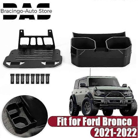 Bracingo Auto-Getränkeflaschenhalter aus TPE für die vordere Mittelkonsole, Innenausstattung für Ford Bronco 2022 (2- und 4-Türer) (1/5)