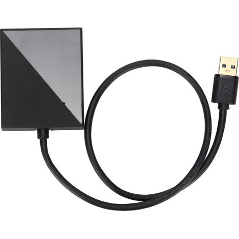 Lecteur de cartes USB 3.0 à 4 emplacements, hub de cartes compatible avec les cartes mémoire, caméra embarquée (1/5)