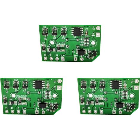 3X Carte de circuit de lumière solaire 3.7V Interrupteur Contrôleur de lampe de pelouse solaire Batterie au lithium RGB (1/5)