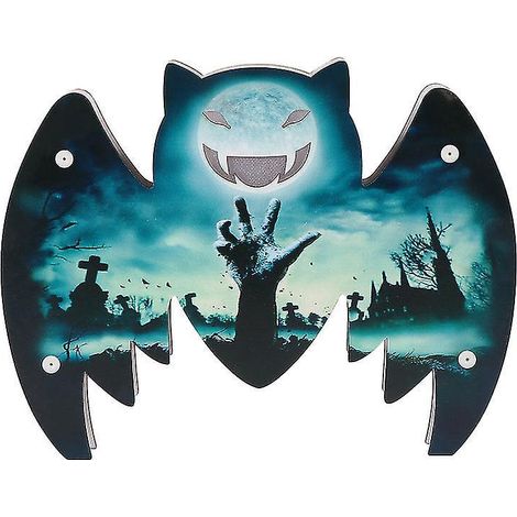 1 Stück LED-Fledermaus-Dekoration für Halloween