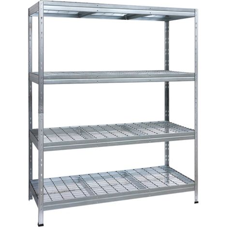 SCAFFALE S/T 4B ZINCATO - 180X150X60