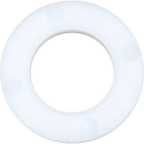 C48564 - Lot de 100 Rondelles plates en polyamide/PA/nylon M8 Ø extérieur 16mm épaisseur 1.7mm - DIN 125 (1/2)