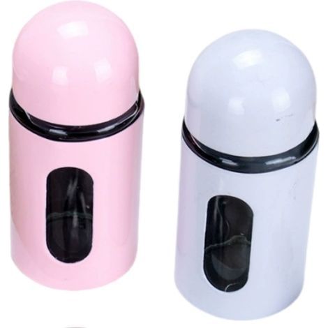 2Un pot de cumin et de poivre-Acier inoxydable (blanc et rose) (1/5)