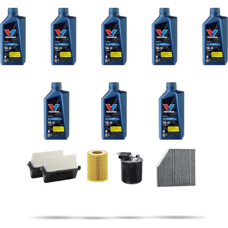 Kit tagliando 4 FILTRI e 8L OLIO compatibile con Mercedes Classe E (W213,S213,A213) E350 d 4matic 190kw Dal 2017 (1/5)