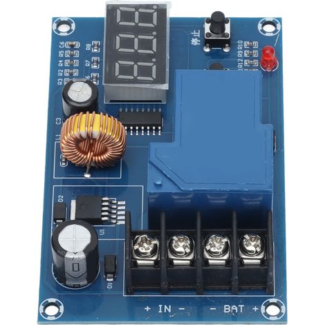 Ladesteuermodul, Batterieladegerät-Controllerplatine, Überladeschutz, 6–60 V (1/5)