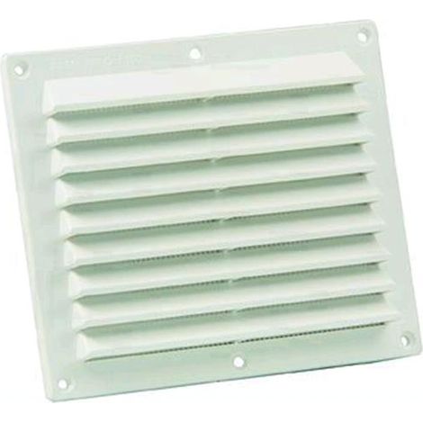 Griglie Aerazione Pvc Con Rete Art. Br1714B Mm.175X146 Cf.10Pz