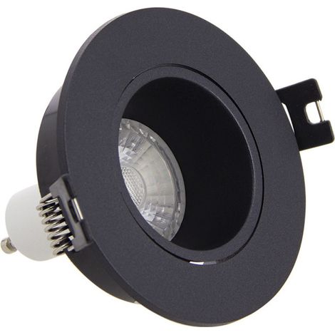 Xanlite – Pack de 3 spots encastrables GU10 50W blanc chaud 2700K orientables – Angle 36° – Installation rapide – PACK3SP50RAN (1/5)